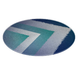 Blaugraue Ex-Pastellfarbe Schneidebrett