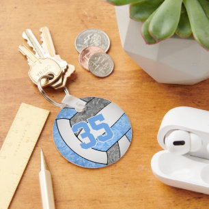 Blaugraue Mädchenvolleyballvereinigung Schlüsselanhänger