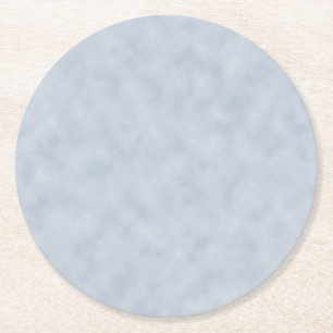 Blaugraue Pergament-Optik Vintage Textur Runder Pappuntersetzer