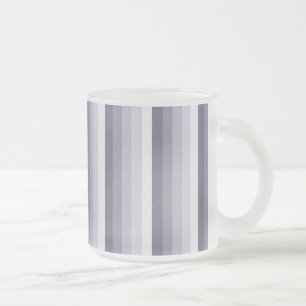 Blaugraue Schattenstreifen Mattglastasse
