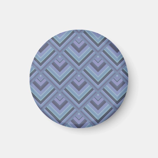 Blaugraue Streifen Magnet (Vorne)