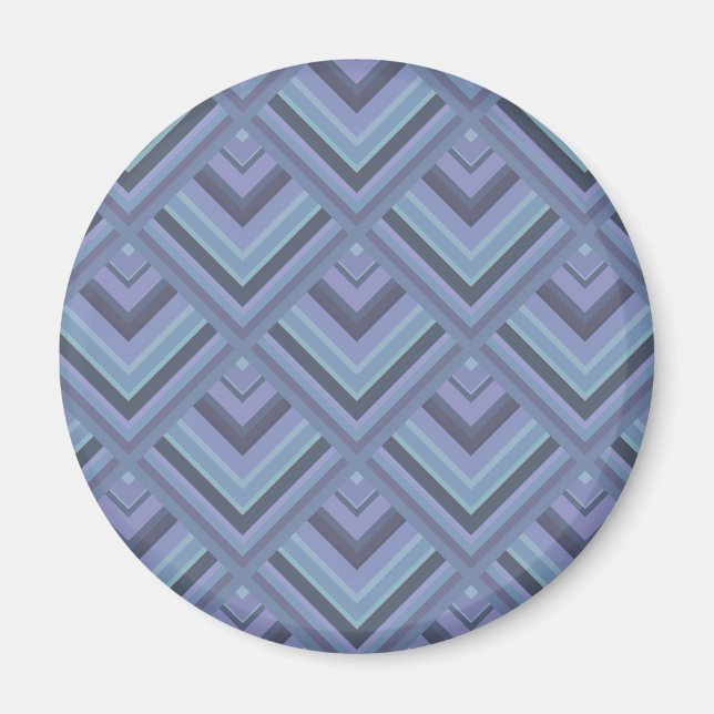 Blaugraue Streifen Magnet (Vorne)
