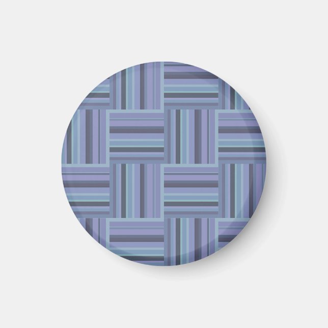 Blaugraue Streifen Magnet (Vorne)