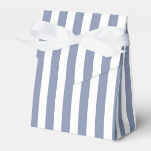 Blaugraue und weiße Streifen Geschenkschachtel