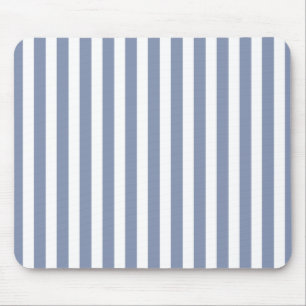 Blaugraue und weiße Streifen Mousepad