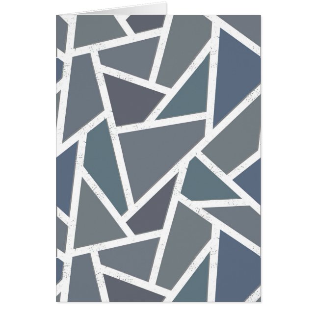 Blaugraues Mosaikmuster (Vorne)