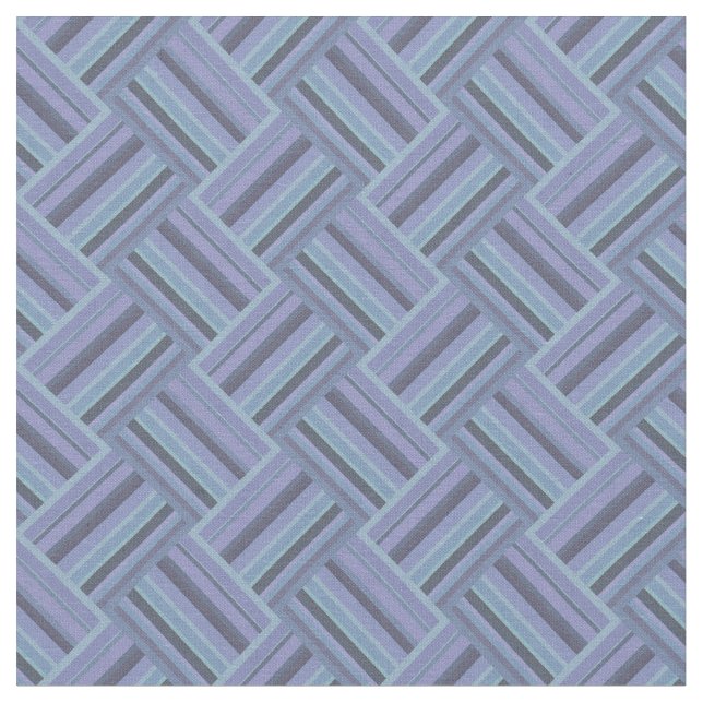 Blaugraues Muster der diagonalen Streifen Stoff (Nahaufnahme)