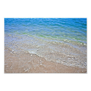 Blaugrün-Abstrakt-Wasseraufnahme Fotodruck