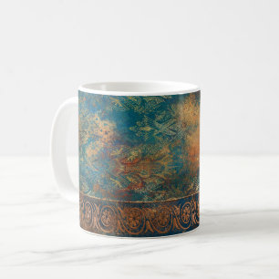 Blaugrün Cooper Patina Türkis Kaffeetasse