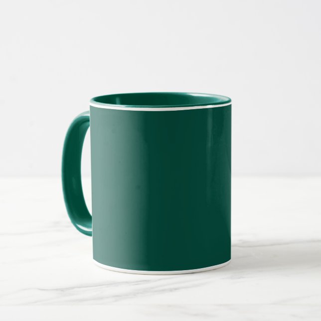 Blaugrün (Farbrad) Tiefseegarnelen Tasse (Vorderseite Links)