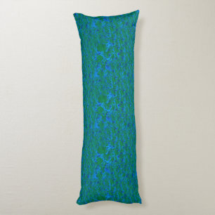 Blaugrün Textur Muster Custom Body Pillow Seitenschläferkissen