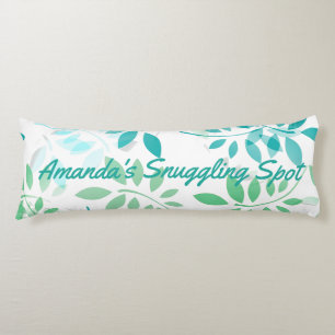 Blaugrüne Blätter Seitenschläferkissen