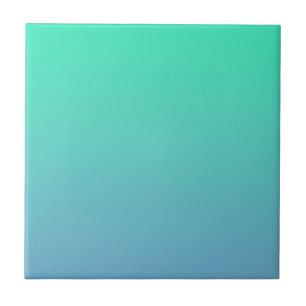 Blaugrüne Farbe Fliese