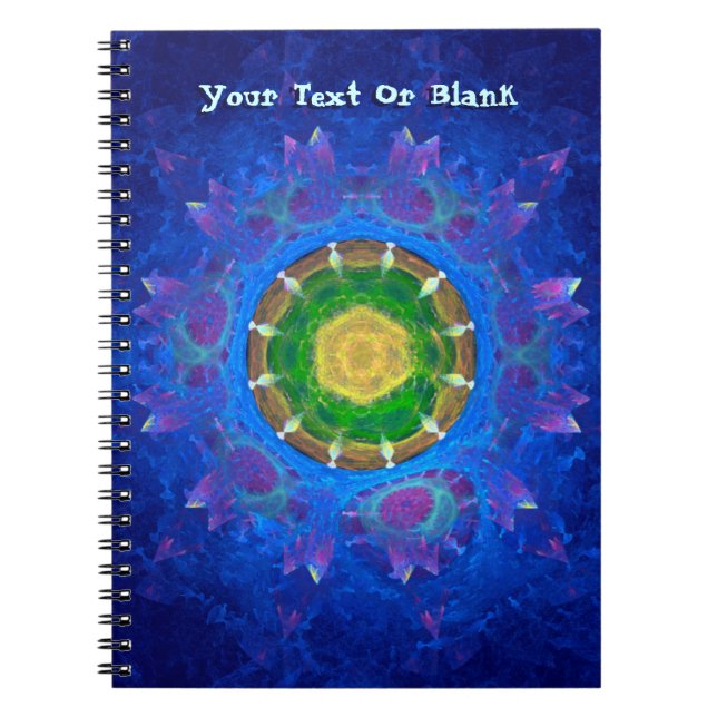 Blaugrüne Gefärbte Krawatte Notizblock (Vorderseite)