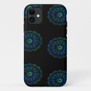 Blaugrüne Mandala Case-Mate iPhone Hülle