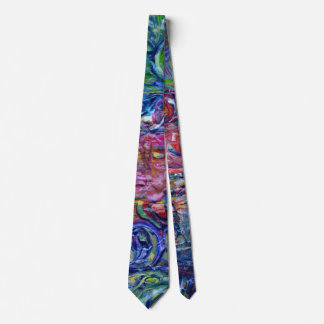 Blaugrüne Salzwassertaffy-Strudel-Krawatte Krawatte