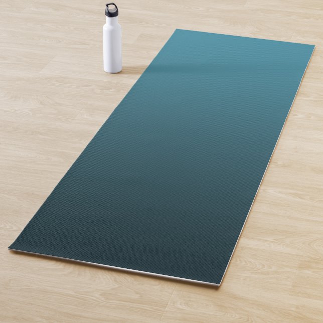 Blaugrüner Farbverlauf  Yogamatte (Von Creator hochgeladen)