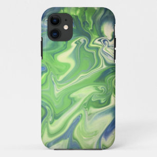 Blaugrüner gemarmorter Telefon-Kasten Case-Mate iPhone Hülle