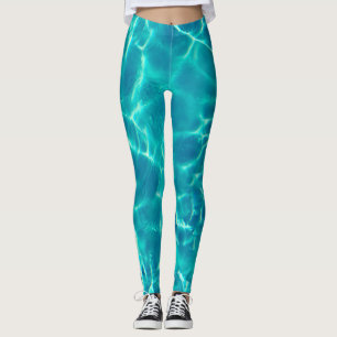 Blaugrünes Poolwasser  Leggings