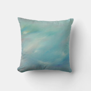 Blauhaze-Float-Acrylmalerei Kopfkissen Kissen