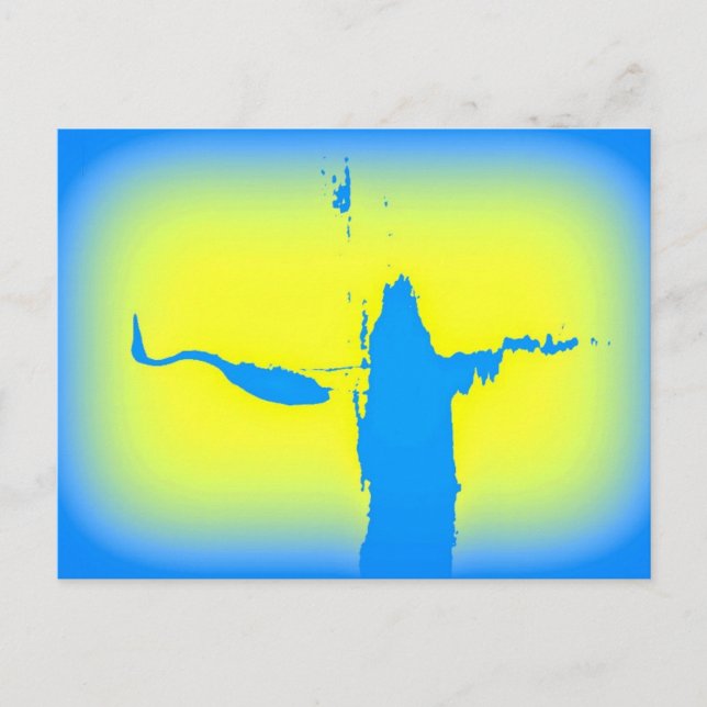 Blauhelme Postkarte (Vorderseite)