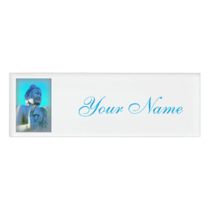Blauhimmelbuddha Namenschild