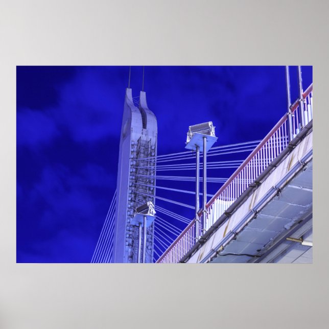 Blaujiefang-Brücke Poster (Vorne)