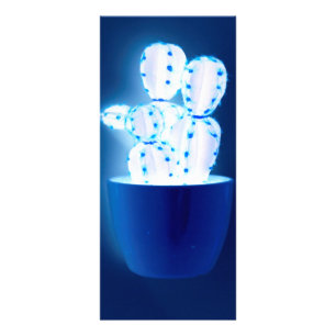 Blaukaktus Werbekarte