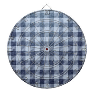 Blaukariert Dartscheibe