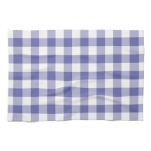 Blaukariertes Gingham-Muster im trendigen Karo-Des