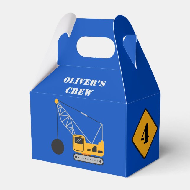 Blaukinderbaupapier Geschenkschachtel (Vorderseite)