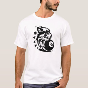 Blaukopf-Billard 8 T-Shirt