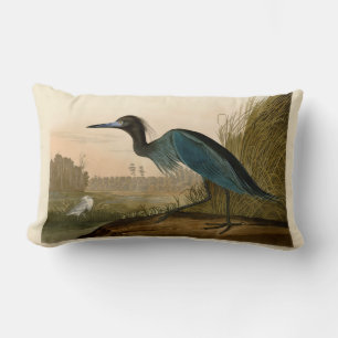 Blaukranich-Reiher-Audubon-Druck Küstenkunst Lendenkissen