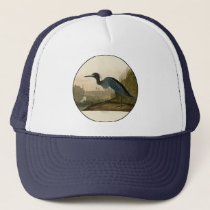 Blaukranich-Reiher-Audubon-Druck Küstenkunst Truckerkappe