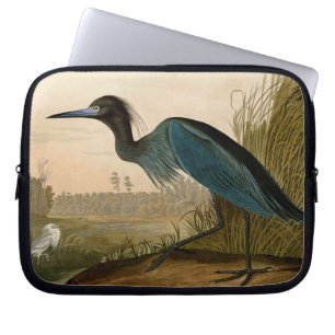 Blaukranich-Reiher-Audubon-Gemälde Laptopschutzhülle