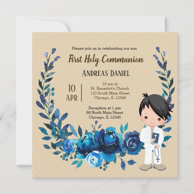 Blaukranz der Heiligen Kommune Einladung (Vorderseite)