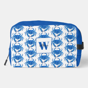 Blaukrebsmuster Waschbeutel