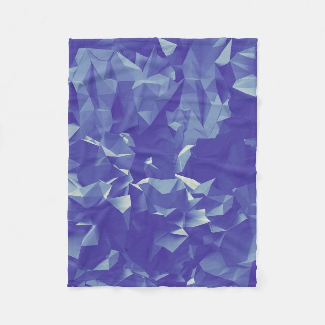 Blaukristallform Fleecedecke (Vorderseite)