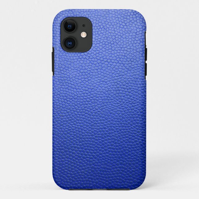 Blauleder Case-Mate iPhone Hülle (Rückseite)