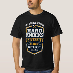 Blaumann-Humor   Abschluss von der Schule der hart T-Shirt