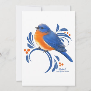 Blaumeise Dankeskarte