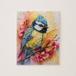 Blaumeise-Vogel Puzzle