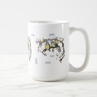 Blaumeisen Vintage-Tasse Kaffeetasse