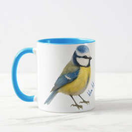 Blaumeisen-Vogeltasse Naturliebhaber-Geschenk Tasse