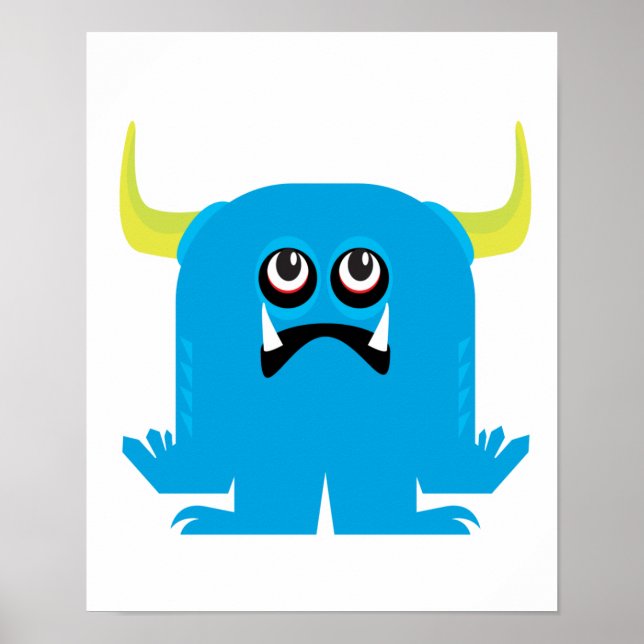 Blaumonster Poster (Vorne)