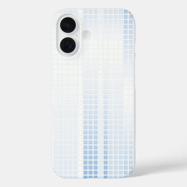 Blaumosaikfliesen Case-Mate iPhone Hülle (Rückseite)