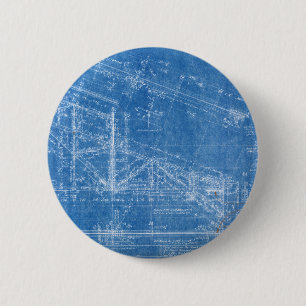 Blaumuster-Struktur-Architektur Gebäude bl Button