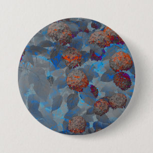 Blauorangefarbene Blume Button