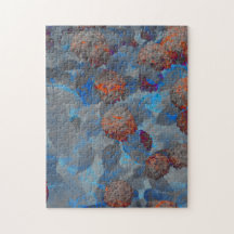 Blauorangefarbene Blume