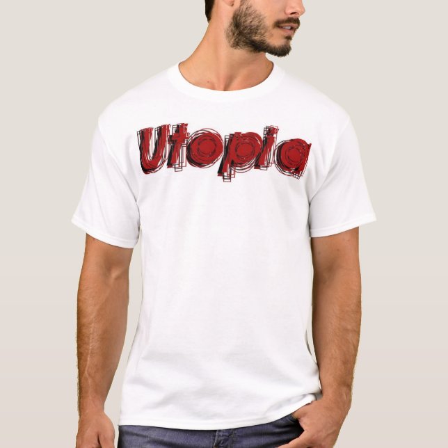 Blaupause Utopie T-Shirt (Vorderseite)